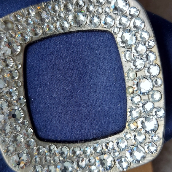 Authentic Roger Vivier Blue Crystal Embellished Flats 38.5 - Picture 3 of 16